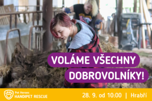 Voláme všechny dobrovolníky! Dobrovolnický den v Hrabří 28. 9. od 10:00